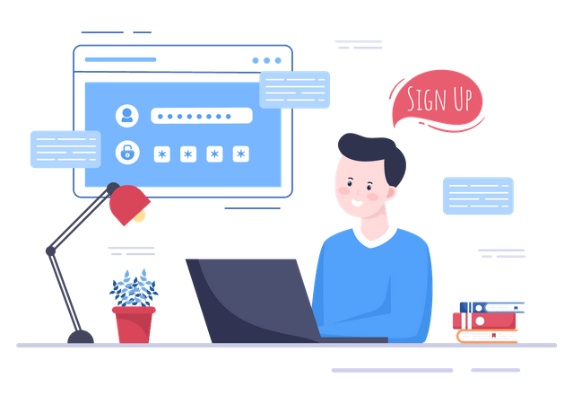 User registration module in learning management system software